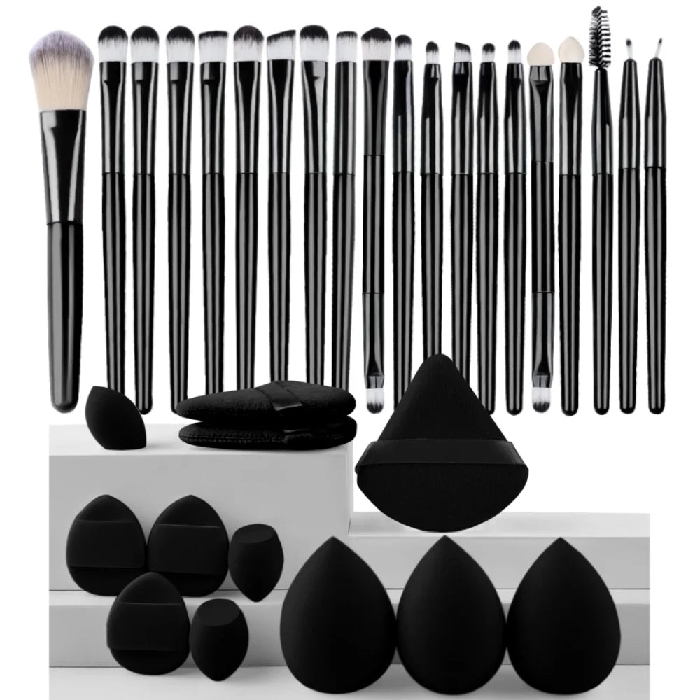 Ensemble 20 Pinceaux de Maquillage Synthétiques