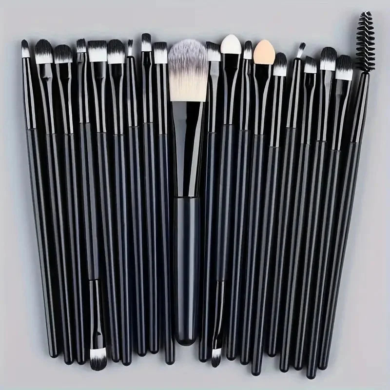 Ensemble 20 Pinceaux de Maquillage Synthétiques